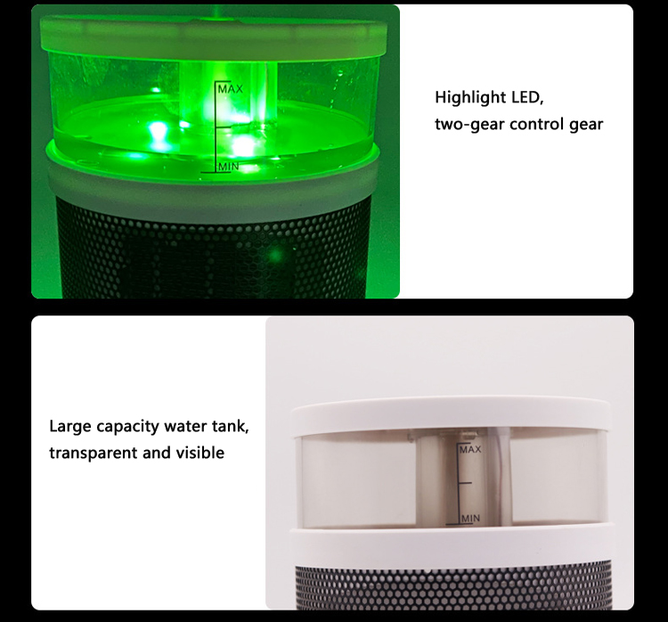 Custom Smart Desktop Air Heater Ligther Home Office Humidifier Portable Mini Electric Air Heater