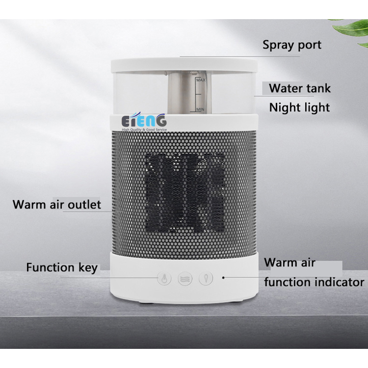 Custom Smart Desktop Air Heater Ligther Home Office Humidifier Portable Mini Electric Air Heater
