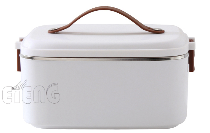 Custom 1.8L Heating Lunchbox 304 Stainless Steel Car Home 2 In 1 Mini Electric Lunch Box