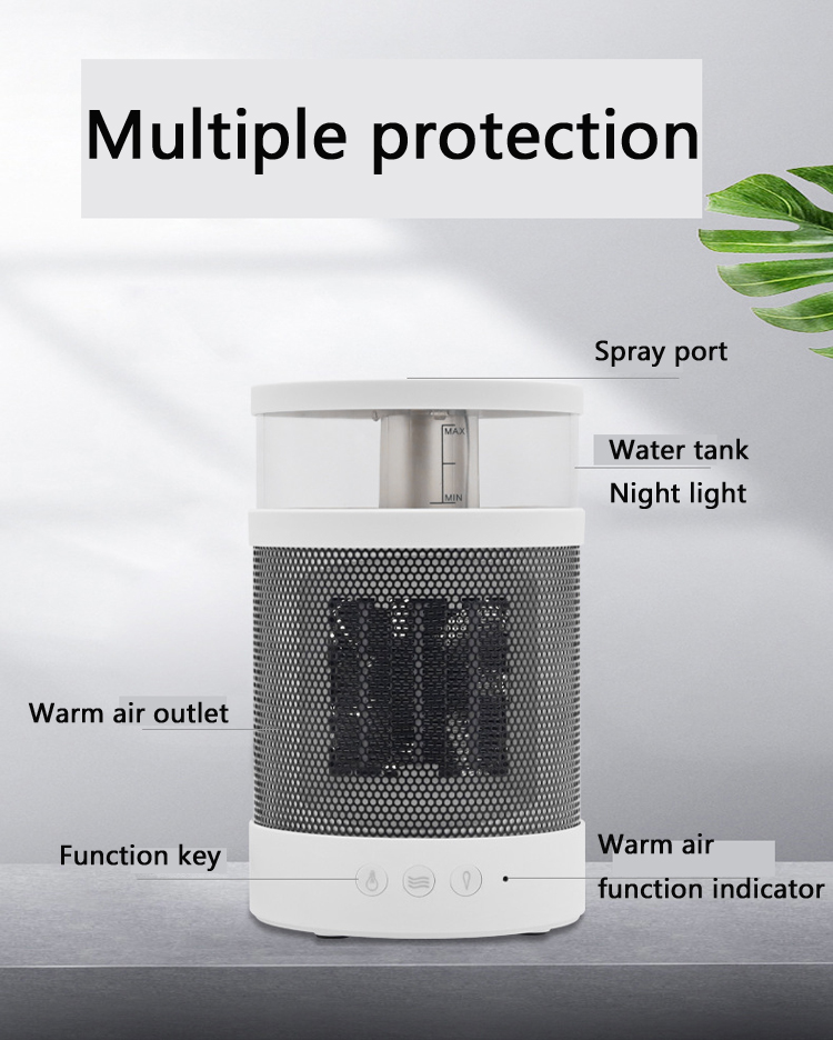 Custom Smart Desktop Air Heater Ligther Home Office Humidifier Portable Mini Electric Air Heater Custom Smart Desktop Air Heater Ligther Home Office Humidifier Portable Mini Electric Air Heater