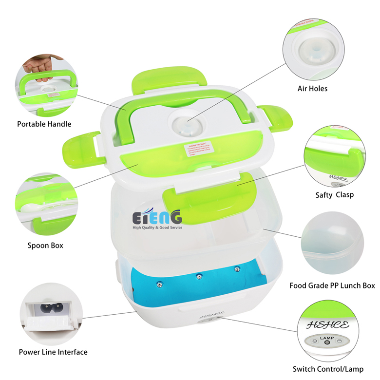 Cheap Custom Food Grade Electric Plastic Lunch Box