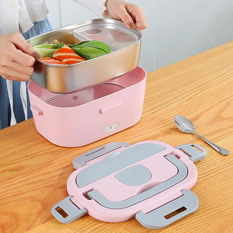 Wholesale Cheap Custom Logo Stainless Steel Electric Lunch Box Food Warmer
