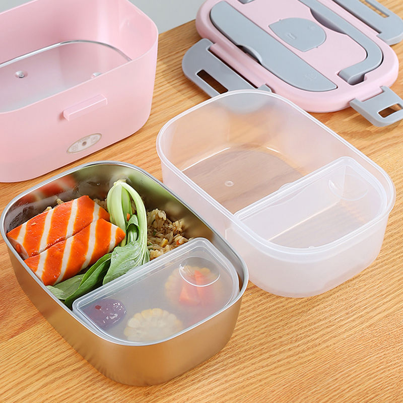 Wholesale Cheap Custom Logo Stainless Steel Electric Lunch Box Food Warmer