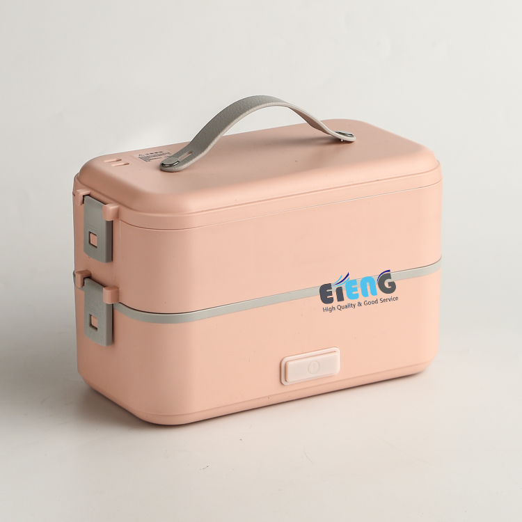 Manufacturer Custom Printed logo 300 Watt Double Layers Multi-functional Portable Electric Lunch Box