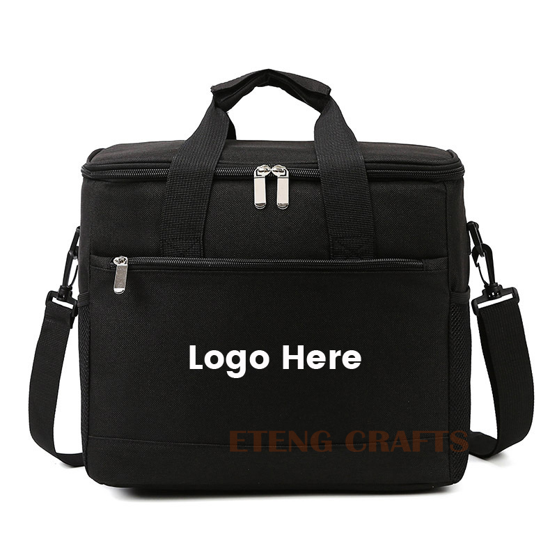 Manufacturer Cheap Custom Logo Cooler Bag Cans Large Insulated Lunch Bag Leakproof Thermal Bag 