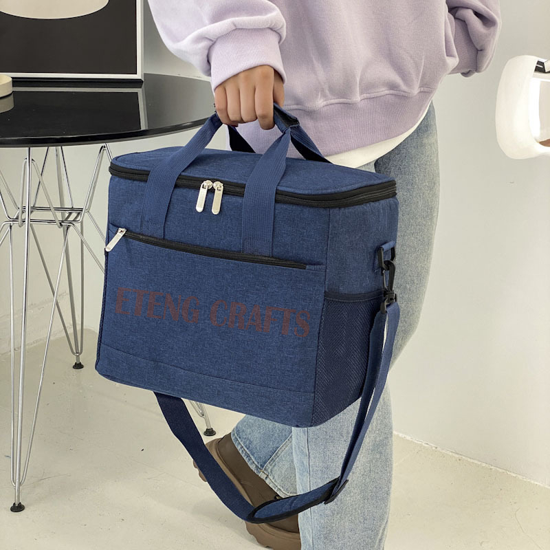 CheapCustom Logo EVA Foil Thermal Cooler Bags Collapsible Leak-proof 17L Insulated Backpack