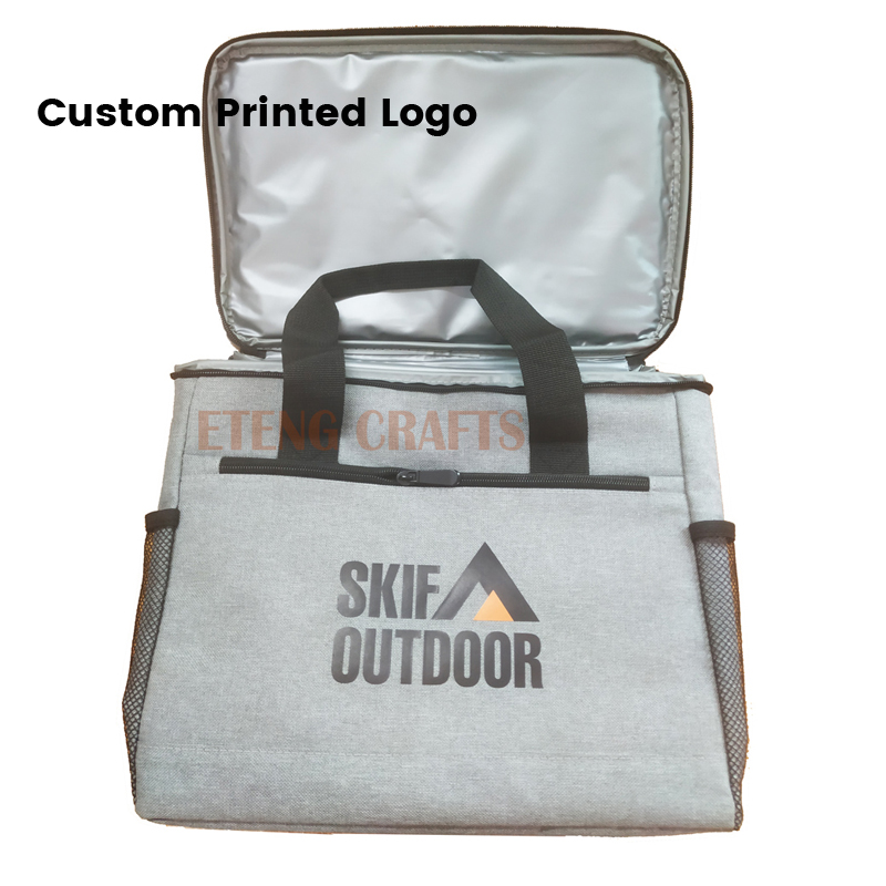 Custom Printing Large Thick Insulated Thermal Cooler Backpack for Lunch Picnics Camping & Beer Cans
