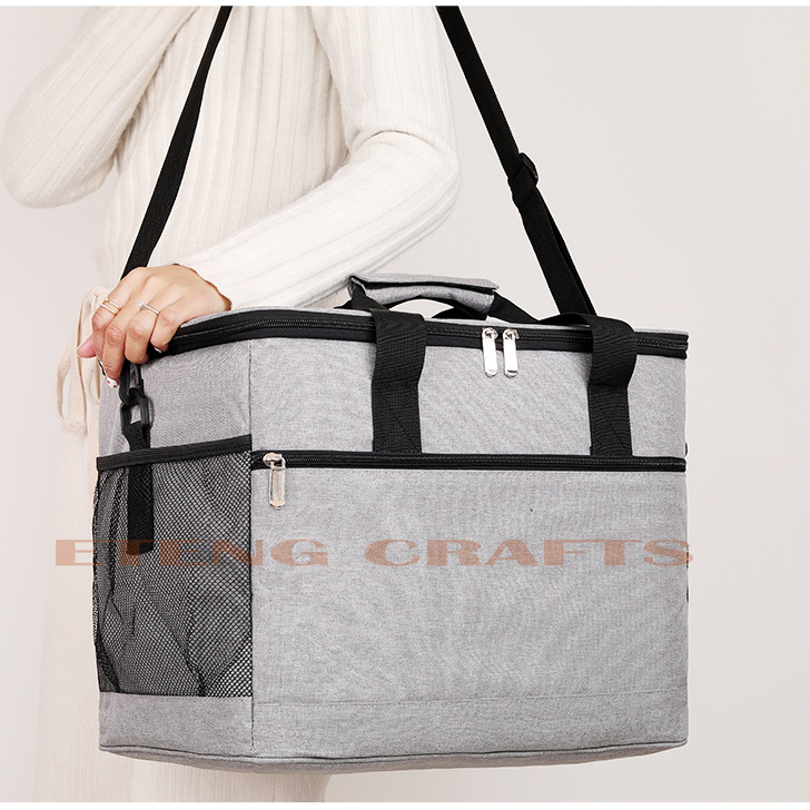 Custom Printing Large Thick Insulated Thermal Cooler Backpack for Lunch Picnics Camping & Beer Cans