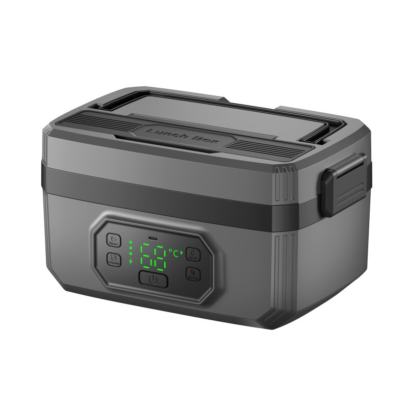 Wholesale Stainless Steel Cordless Heated Lunchbox 24000mAh 1.6L USB Rechargeable Lunch Box