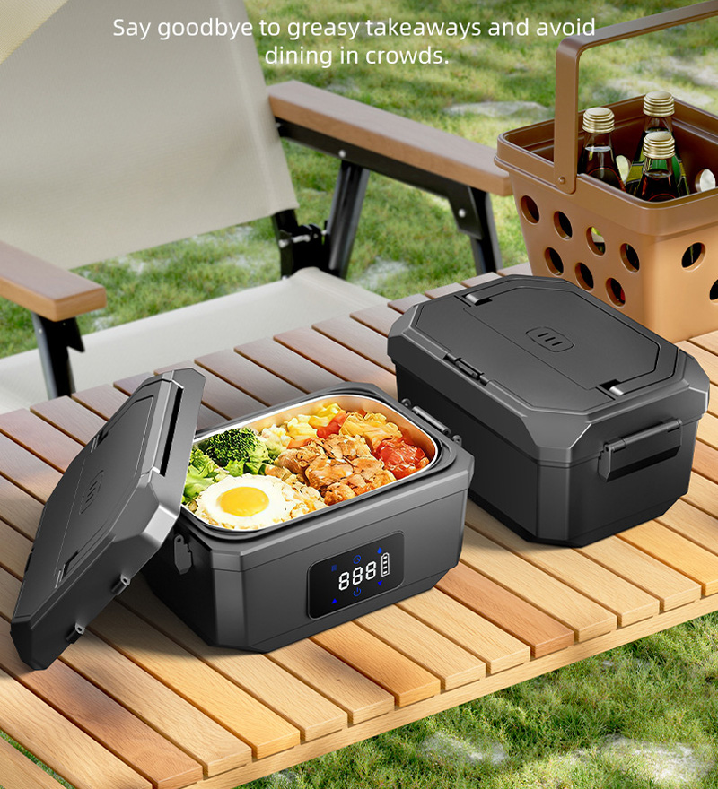 Electric Heated and Cooked Lunch box